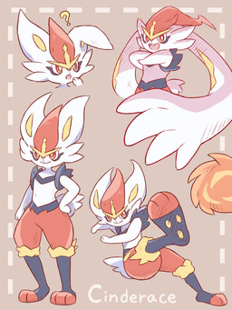 action_pose ambiguous_gender anthro buckteeth feet flat_chested fur looking_at_viewer open_mouth pawpads paws pose question_mark red_eyes simple_background soles solo tail teeth text tongue white_body white_fur nekogyo122 nintendo pokemon cinderace generation_8_pokemon gigantamax_cinderace gigantamax_pokemon lagomorph leporid mammal pokemon_(species) 2023 3:4 absurd_res english_text hi_res