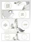 anthro bed canid canine clothing comic disney english_text female fox fur furniture green_eyes hi_res judy_hopps kneeling lagomorph leporid male mammal nick_wilde puki purple_eyes rabbit red_fox text true_fox zootopia