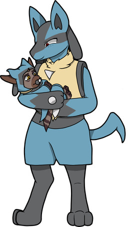 age_regression ageplay anthro clothing duo female infantilism male male/female neonate onesie pacifier roleplay tail young young_anthro lord-neox mythology nintendo pokemon okti_wolfik canid canine canis coyote domestic_cat dragon felid feline felis generation_4_pokemon hybrid kangaroo lucario macropod mammal marsupial mythological_creature mythological_scalie pokemon_(species) riolu scalie voogaroo hi_res