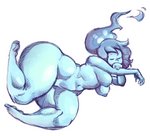 big_butt blue_body blue_hair blue_skin breasts butt eyes_closed female fire hair huge_butt not_furry nude simple_background sleeping solo thick_thighs white_background wide_hips angstrom ember_(angstrom) elemental_creature fire_creature humanoid 2018 digital_media_(artwork)