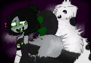 ambiguous_gender anal anal_penetration anthro black_body black_fur black_hair blush bodily_fluids butt cum cum_inside cum_on_belly cum_on_body doggystyle duo erection from_behind_position fur genital_fluids genitals grey_body grey_fur hair heart_symbol male male/male male_penetrating multi_eye nipples nude open_mouth penetration prosthetic prosthetic_arm prosthetic_limb rough_sex sex simple_background tail tears tears_of_pleasure teeth white_body white_fur sosu-the-blue-wolf nick_(beastbeans) zero_(beastbeans) arachnid arthropod spider unknown_species colored digital_media_(artwork) hi_res