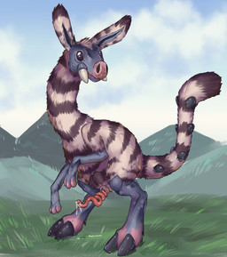 animal_genitalia animal_penis balls bodily_fluids cum feral fur fur_markings genital_fluids genitals hooves leaking_cum male markings penis porcine_penis solo tusks twisted_penis p.v.su domestic_pig hybrid kangaroo macropod mammal marsupial suid suine sus_(pig) absurd_res hi_res