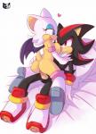 anthro bed boots breasts butt chest_tuft clothing cowgirl_position duo female footwear from_front_position furniture genitals gloves handwear heart_symbol male male/female nipples on_bottom on_top penis sex shoes text tuft aybr sega sonic_the_hedgehog_(series) rouge_the_bat shadow_the_hedgehog bat eulipotyphlan hedgehog mammal 2017 hi_res