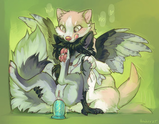 anal anal_masturbation anal_penetration anthro anthro_on_feral anus assisted_masturbation bestiality butt claws clitoral_hood clitoris dildo dildo_in_ass dildo_insertion duo feet female female_penetrated feral fingers fur genitals hair heart_symbol humanoid_genitalia humanoid_vulva masturbation object_in_ass penetration scutes sex_toy sex_toy_in_ass sex_toy_insertion smile stretched_anus tail text toes tongue vulva hioshiru hioshiru_(character) shurya dasyurid dasyuromorph enfield mammal marsupial tasmanian_devil 2025 digital_drawing_(artwork) digital_media_(artwork)