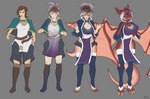 anthro basic_sequence big_breasts big_tail breast_growth breasts eyewear female four_frame_sequence gender_transformation glasses growth horn huge_breasts human_to_anthro linear_sequence male mtf_transformation simple_background solo species_transformation tail transformation transformation_sequence wings leksi_(artist) konosuba:_god's_blessing_on_this_wonderful_world! mythology kazuma_satou dragon human mammal mythological_creature mythological_scalie scalie digital_media_(artwork) hi_res sequence