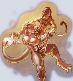 3_toes 5_fingers 5_toes anthro armpit_hair balls bodily_fluids body_hair chest_tuft duo erection feet fellatio fin fingers foot_fetish foot_play footjob fur genital_fluids genitals humanoid_hands interspecies licking male male/male male_penetrated male_penetrating male_penetrating_male muscular nipples oral penetration penile penis penis_lick precum prehensile_feet prehensile_footjob pubes sex tail toes tongue tongue_out tuft omegaro clide_(omegaro) zeak_(omegaro) aquatic fish great_white_shark haplorhine mackerel_shark mammal monkey primate shark white_shark 2011 signature