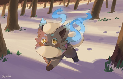 whtink nintendo pokemon canid canine fox generation_5_pokemon ghost mammal pokemon_(species) spirit zoroark hi_res