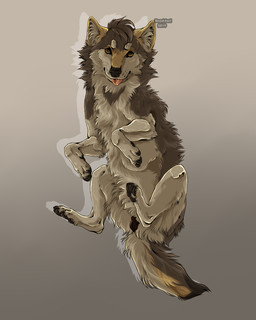animal_genitalia animal_vulva black_nose black_pawpads blep brown_body brown_fur canine_genitalia canine_vulva female feral fur genitals inner_ear_fluff looking_at_viewer pawpads solo tongue tongue_out tuft vulva white_body white_fur white_inner_ear_fluff yellow_eyes msdeadsoul moof canid mammal 2019 4:5 dated signature