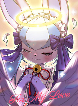 anthro anthrofied aura bell blush clothed clothing cross cursive ear_bow eyes_closed feathered_wings feathers female female_anthro flat_chested front_view gloves_(marking) glowing halo handpaw hands_together holy holy_magic lens_flare loose_feather magic maid_headdress maid_uniform markings paws purple_bow red_ribbon simple_background smile solo text uniform white_aura white_body white_feathers wings zdx nintendo pokemon della_(zdx) tea_party_style_glaceon angel eeveelution generation_4_pokemon glaceon pokemon_(species) 2024 absurd_res english_text half-length_portrait hi_res icon portrait