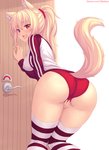 alternative_fashion amekaji asian_clothing blonde_hair bottomwear breasts buruma butt clothing east_asian_clothing female gyaru hair j-fashion jacket japanese_clothing legwear masturbation ponytail simple_background solo text thigh_highs tongue tongue_out topwear vaginal vaginal_masturbation white_background fastrunner2024 tiffy_(fastrunner2024) animal_humanoid cat_humanoid felid felid_humanoid feline feline_humanoid humanoid mammal mammal_humanoid 2020 digital_media_(artwork) hi_res shaded url