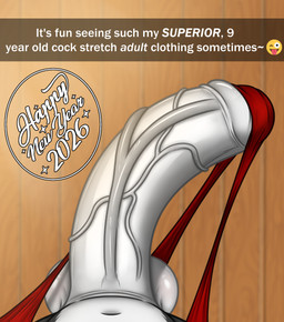 anthro balls barely_contained barely_contained_penis belly big_balls big_penis black_body black_fur blurred_background caption clothing dick_pic emoji erection first_person_view foreskin fur genital_focus genitals grey_body grey_fur holidays huge_penis male male_pov multicolored_body multicolored_fur navel penis penis_focus penis_under_clothes presenting presenting_penis red_clothing red_speedo red_swimwear selfie small_but_hung small_clothing solo speedo stated_age stated_young sticker swimwear tenting thick_penis two_tone_body two_tone_fur vein veiny_penis white_belly white_body white_fur young young_but_hung pepperbunny new_year new_year_2026 snapchat pepper_bunny_(character) lagomorph leporid mammal rabbit hi_res