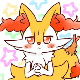 :< ambiguous_anthro ambiguous_gender anthro biped blush dipstick_tail food hands_together looking_at_viewer markings mouth_closed object_in_tail pleading_eyes shrimp_(food) simple_background solo tail tail_markings annyui0611 nintendo pokemon braixen canid generation_6_pokemon mammal pokemon_(species) 1:1 2022 digital_drawing_(artwork) digital_media_(artwork) half-length_portrait hi_res japanese_description portrait translated_description