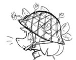 ambiguous_gender anthro chinstrap flower fur leaf military military_hat notched_ear plant side_view snout soldier solo warrior whiskers us_cannonfodder mammal mouse murid murine rodent 2023 digital_drawing_(artwork) digital_media_(artwork) drawpile_(artwork) headshot_portrait portrait sketch