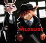 abstract_background anthro claws crossed_legs cuff_(restraint) duo female frown green_eyes handcuffs inside looking_at_viewer male metal_cuffs noir parody purple_eyes restraints shackles smile text sabrotiger disney nbc the_black_list zootopia judy_hopps nick_wilde canid canine fox lagomorph leporid mammal rabbit red_fox true_fox 2016 digital_media_(artwork)