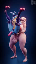 abdominal_bulge anal anal_penetration animal_genitalia animal_penis anthro anthro_on_anthro anthro_on_bottom anthro_on_top anthro_penetrated anthro_penetrating anthro_penetrating_anthro ball_size_difference ball_slap balls balls_deep balls_touching big_balls big_penis biped blue_body blue_fur bodily_fluids body_part_in_ass bouncing_balls bouncing_breasts bouncing_butt bouncing_penis breasts butt canine_genitalia canine_penis claws clipping duo erection fluffy from_behind_position fur genital_fluids genitals gynomorph gynomorph/male gynomorph_on_bottom gynomorph_penetrating gynomorph_penetrating_male holding_legs_up horn intersex intersex/male intersex_on_bottom intersex_penetrating intersex_penetrating_male knot looking_pleasured male male_on_top male_penetrated multicolored_body multicolored_fur nude on_bottom on_top pawpads penetration penile penile_penetration penis penis_in_ass penis_shaped_bulge penis_size_difference pink_pawpads purple_eyes reverse_stand_and_carry_position sex sheath slap slightly_chubby spikes spikes_(anatomy) standing standing_sex toe_claws two_tone_body two_tone_fur white_body white_fur yellow_body yellow_eyes yellow_fur picti sound_warning deltarune nintendo pokemon undertale undertale_(series) toriel bovid caprine generation_4_pokemon goat lucario mammal monster pokemon_(species) 3d_(artwork) 3d_animation animated digital_media_(artwork) full-length_portrait portrait short_playtime sound webm