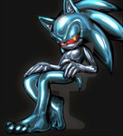 liquid_metal male metal_virus red_eyes solo silverslime sega sonic_the_hedgehog_(series) eulipotyphlan hedgehog mammal zombot absurd_res hi_res