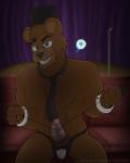 alternate_species anthro anthrofied erection furrification genitals male penis solo felinesyndr0me five_nights_at_freddy's scottgames freddy_(fnaf) bear mammal 2016 4:5 digital_media_(artwork) hi_res