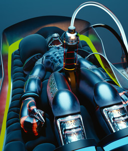 bdsm bondage bound cybernetics genitals machine male milking_machine penile penis penis_milking science solo ralic_turman bandai_namco digimon cyberdramon cyborg digimon_(species) robot 2018 3d_(artwork) absurd_res digital_media_(artwork) hi_res
