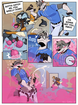 ahegao angry anthro aphrodisiac aphrodisiac_gas aroused athletic athletic_male ball_grab balls baseball baseball_uniform blush bodily_fluids chasing clothing confusion cross-eyed cum cumshot defeated dialogue drooling drugged duo ejaculation erection foreskin genital_fluids genitals gooning intelligence_loss jersey jock jockstrap kneeling locker_room looking_pleasured low_intelligence male male/male masturbation messy muscular muscular_male musk open_mouth penis saliva shirt shocked size_difference sportswear squean stroking_penis substance_intoxication taunting teasing text tongue tongue_out topwear underwear uniform unzipped vein veiny_penis woozy zipper zonked shorter2243 kyash-tyur canid canine canis fox mammal wolf absurd_res comic english_text hi_res