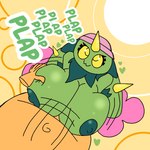 anthro big_breasts breast_play breasts cactus duo female green_body heart_symbol huge_breasts male male/female nipples owo plant sex smile solo_focus spikes spikes_(anatomy) titfuck yellow_eyes unknown_artist nintendo pokemon paprika_(miso_souperstar) elemental_creature flora_fauna generation_5_pokemon human mammal maractus pokemon_(species) 1:1 digital_media_(artwork)