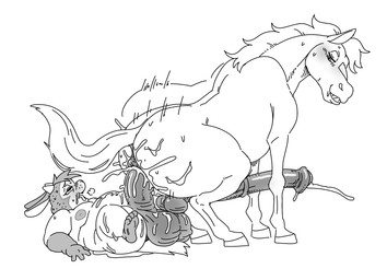anal anal_orgasm anal_penetration animal_genitalia animal_penis anthro anthro_on_feral anthro_penetrating anthro_penetrating_feral anus balls balls_touching bedroom_eyes bestiality big_balls big_penis big_power_bottom bodily_fluids cum cum_in_ass cum_inside cum_while_penetrated cumshot duo ejaculation equine_anus equine_genitalia equine_penis erection feral feral_penetrated flared_penis genital_fluids genitals hands-free horn huge_balls huge_penis interspecies larger_penetrated male male/male male_penetrated male_penetrating male_penetrating_male mane medial_ring narrowed_eyes orgasm orgasm_face overweight overweight_anthro overweight_male penetration penile penile_penetration penis penis_in_ass power_bottom puffy_anus seductive sex size_difference small_top_big_bottom tail denim_(artist) croix_(tehweenus) equid equine horse mammal hi_res monochrome