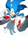 5_fingers action_pose anthro arm_support bent_legs biped black_nose blue_body blue_fur clothing countershade_fur countershading fingers footwear fur gloves green_eyes grin grinning_at_viewer handwear looking_at_viewer male pose red_clothing red_footwear red_shoes shoes simple_background smile smiling_at_viewer solo spread_legs spreading tan_body tan_countershading tan_fur white_background white_clothing white_gloves white_handwear yosiyosi_117 sega sonic_frontiers sonic_the_hedgehog_(series) sonic_the_hedgehog eulipotyphlan hedgehog mammal 2022 3:4 absurd_res colored colored_sketch digital_drawing_(artwork) digital_media_(artwork) full-length_portrait hi_res portrait shaded signature sketch