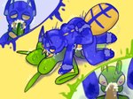 anthro bodily_fluids cum cum_in_mouth cum_inside duo ejaculation fellatio genital_fluids genitals long_tongue male male/male oral penile penis sex shaking sweat tongue tongue_out tonguejob chornywolfy bill_(chornywolfy) manny_(hhbrother) ant arthropod honeypot_ant hymenopteran insect mantis 4:3