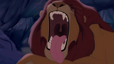 feral hair imminent_vore male mane mature_male mouth_shot open_mouth red_hair solo teeth tongue tongue_out uvula whiskers vorefan16 disney the_lion_king mufasa felid lion mammal pantherine 16:9 hi_res widescreen