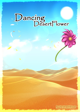 desert flower not_furry petals plant sand sun zero_pictured rukifox cover cover_art cover_page hi_res