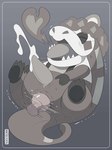 anal anal_masturbation anal_orgasm anal_penetration animal_genitalia blush blush_lines bodily_fluids border breath_powers buttplug buttplug_vibrator claws cum cum_dripping_from_penis cumshot cute_fangs egg ejaculation elemental_manipulation eyes_closed fangs feral fire fire_breathing fire_manipulation genital_fluids genital_slit genitals grey_background hands-free looking_pleasured lying male markings masturbation motion_lines object_in_ass on_back open_mouth orgasm orgasm_face outline penetration penis plug_(sex_toy) scales sex_toy sex_toy_in_ass sex_toy_insertion sharp_teeth short_arms simple_background slightly_chubby slightly_chubby_male snout solo sweat tail teeth text tight_fit toe_claws tongue tongue_out vibrating vibrator vibrator_in_ass nikkibunn game_freak nintendo pokemon crocalor crocodilian generation_9_pokemon pokemon_(species) reptile scalie 2025 3:4 artist_name digital_media_(artwork) english_description english_text hi_res