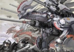 absurd_res armor blades dragon feral flag group gun hi_res hovercraft human mecha open_mouth pole ranged_weapon spikes standing toshiaki_takayama watermark weapon
Rating: Safe
Score: 12
User: queue
Date: October 03, 2011