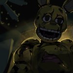 anthro black_eyes creepy gore green_body guts head_tilt looking_away machine male nightmare_fuel open_mouth organs solo skylordlysander five_nights_at_freddy's five_nights_at_freddy's_3 scottgames springtrap_(fnaf) animatronic lagomorph leporid mammal rabbit robot 1:1 2021 absurd_res digital_media_(artwork) hi_res