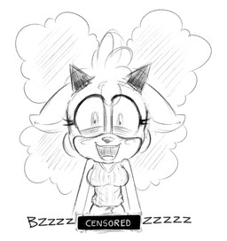 anthro blush blush_stickers breasts censor_bar female looking_at_viewer onomatopoeia open_mouth pubes sex_toy simple_background solo sound_effects text tongue vibrating vibrator white_background drawfug_01 idw_publishing sega sonic_the_hedgehog_(comics) sonic_the_hedgehog_(idw) sonic_the_hedgehog_(series) lanolin_the_sheep_(sonic) bovid caprine mammal sheep black_and_white censored hi_res monochrome sketch