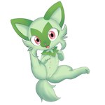 anus female feral fur genitals green_body green_fur multi_nipple nipples nude pussy simple_background solo white_background mcsadat nintendo pokemon generation_9_pokemon pokemon_(species) sprigatito 1:1 2022