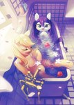 2013 apple applejack_(mlp) aruurara bathing bathtub blonde_hair blue_eyes duo equine eyes_closed female flower freckles friendship_is_magic fruit fur hair horse inside my_little_pony orange_fur pony purple_hair rarity_(mlp) water wet white_fur
Rating: Safe
Score: 11
User: Falord
Date: August 15, 2013