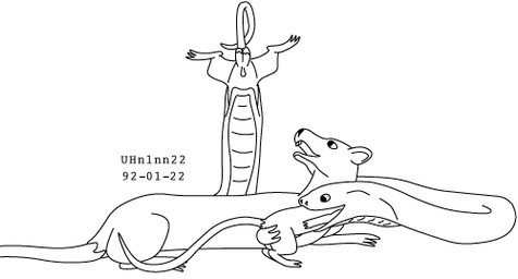 age_difference animal_genitalia assisted_vore bad_parenting balls feral feral_pred feral_prey forced fur genitals group head_first larger_pred lying male male/male multiple_pred multiple_prey nude_pred nude_prey older_pred open_mouth partially_inside sheath simple_background size_difference smile tail unwilling_prey vore white_background willing_pred young young_prey urbanhermit mammal murid murine rat reptile rodent scalie snake 1992 black_and_white dated low_res monochrome father_(lore) parent_(lore) son_(lore)