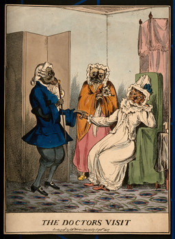ambiguous_gender anthro arm_support biped blue_clothing blue_topwear buckle cane carrying_another chair clothed clothed_anthro clothing coat cradling cravat detailed_background dress female folding_screen footwear fur furniture gown group hat headgear headwear holding_cane holding_clothing holding_hat holding_headgear holding_headwear holding_object humanoid_hands inside leaning_on_elbow male nightcap nightgown powdered_wig shawl shoes sitting slippers standing table text topwear tricorne whiskers wig young young_anthro unknown_artist public_domain canid canine canis domestic_cat domestic_dog equid equine felid feline felis hybrid mammal mule 1827 19th_century absurd_res ancient_art english_text hi_res painting_(artwork) traditional_media_(artwork) traditional_painting_(artwork) traditional_watercolor_(artwork) watercolor_(artwork)