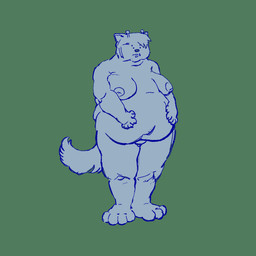 ambiguous_gender antennae_(anatomy) anthro areola belly big_belly big_breasts breasts double_chin fat_rolls fupa gynomorph holding_belly intersex inverted_nipples nipples nude obese overweight overweight_anthro piercing puffy_areola puffy_nipples simple_background solo standing thick_thighs grandtotal kieran_(grandtotal) canid canine canis hybrid mammal wolfdog 1:1 2025 digital_media_(artwork) hi_res
