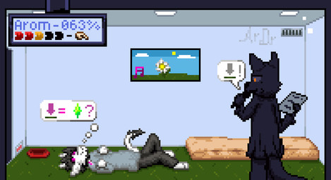 anthro bdsm bowl brainwashing collar container contract grass horn inside male obedient ownership pet_bed pet_bowl pet_praise pet_training petplay petting plant praise roleplay rushkos_(ardr-bpc) text trapped aromishedreamer aromdreamer canid canine fox mammal digital_media_(artwork) hi_res pixel_(artwork) russian_description russian_text story story_in_description