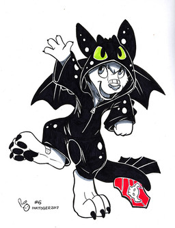 anthro barefoot cheek_tuft claws clothed clothing facial_tuft feet finger_claws front_view glistening glistening_eyes hair logo male male_anthro onesie open_mouth open_smile pawpads short_hair simple_background smile solo toe_claws tuft pandapaco kangaroo macropod mammal marsupial 2017 artist_logo dated partially_colored signature