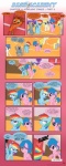 absurd_res angry argie_ribbs_(mlp) argument blue_body blue_feathers blue_fur brolly_brella_(mlp) comic cutie_mark derpy_hooves_(mlp) dialogue digital_media_(artwork) duo_focus english_text equid equine feathered_wings feathers female feral firefly_(pre-g4) friendship_is_magic fur group hair hasbro hi_res insult male mammal multicolored_hair my_little_pony mythological_creature mythological_equine mythology pegasus quadruped rainbow_dash_(mlp) rainbow_hair sorc surprise_(pre-g4) tail text url wings