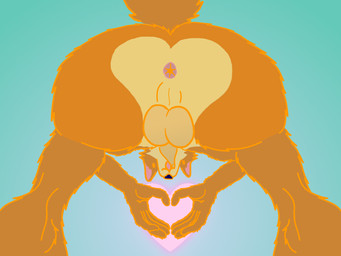 anthro anus balls butt butt_focus butt_heart darkened_genitalia facesitting facesitting_pov flaccid foreskin genitals heart_symbol holidays low-angle_view male nude penis purple_anus sitting_on_another solo worm's-eye_view john_q._psychic nintendo star_fox valentine's_day fox_mccloud canid canine fox mammal 4:3 hi_res