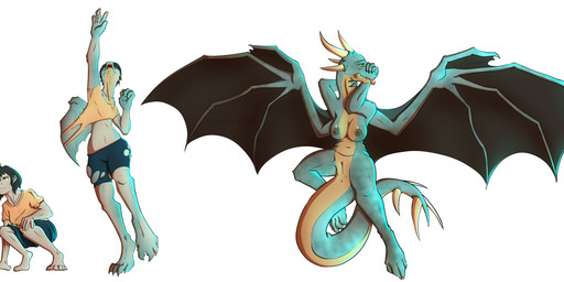 anthro anus barefoot base_one_layout basic_sequence big_breasts biped bottomwear breasts claws clothed clothing determined fangs feet female genitals green_eyes growth hair horn human_to_anthro jumping linear_sequence membrane_(anatomy) membranous_wings navel nipples nude one_row_layout open_mouth pants shirt short_hair simple_background solo species_transformation spread_wings tail teeth three_frame_image three_frame_sequence tongue tongue_out topwear torn_clothing transformation transformation_sequence vulva white_background wing_growth wings biobasher mythology dragon human mammal mythological_creature mythological_scalie scalie 2017 absurd_res hi_res sequence