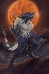 breath fibroscurix hexatexime light moonlight nude solo chlorine_artworks mythology rix canid canine mammal mythological_canine mythological_creature symbiote werecanid werecanine werecreature werewolf absurd_res hi_res