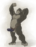 2012 ape arms_behind_head baboon balls biceps big_muscles big_penis black_fur black_penis brown_eyes chest_tuft chubby circumcised clothed clothing dredger erection flexing fur gorilla grey_fur hairy half-dressed krun loincloth male mammal musclegut muscles nipples nude pacman20 pecs penis plain_background pose presenting primate sketch solo standing thick_penis topless tuft underwear vein yellow_eyes
Rating: Explicit
Score: 15
User: Kakuya
Date: October 11, 2012