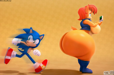 anthro big_breasts big_butt bottom_heavy bottomless bottomless_female breasts butt clothed clothing duo electronics female huge_butt hyper hyper_butt larger_female looking_back male motion_blur motion_lines pear-shaped_figure running size_difference smaller_male standing thick_thighs wide_hips cindablimp perros_god milambre71_(modeler) archie_comics sega sonic_the_hedgehog_(archie) sonic_the_hedgehog_(comics) sonic_the_hedgehog_(series) sally_acorn sonic_the_hedgehog chipmunk eulipotyphlan ground_squirrel hedgehog hybrid mammal rodent sciurid tree_squirrel 2025 3d_(artwork) digital_media_(artwork) hi_res