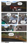age_difference anthro clothing comic dialogue driving duo easton_(snoopjay2) english_text eugene_(snoopjay2) facial_hair father_(lore) father_and_child_(lore) father_and_son_(lore) goatee hair hi_res horn male mammal mature_male older_male parent_(lore) parent_and_child_(lore) parent_and_son_(lore) rhinoceros shirt snoopjay2 son_(lore) text topwear vehicle younger_male