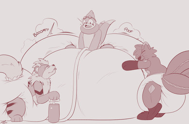 air_pump anthro big_diaper diaper diaper_inflation eyewear feral goggles group huge_diaper hyper_diaper male plushie smug_face surprised tongue tongue_out trio steelshark nintendo pokemon animate_inanimate buizel canid canine fox generation_1_pokemon generation_4_pokemon growlithe living_plushie mammal pokemon_(species) absurd_res hi_res