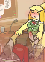 2d_animation animal_crossing animated anthro aroused balls black_eyes blush blush_lines bodily_fluids bottomless breath brother_(lore) brother_and_sister_(lore) brown_body butt_cleavage canid canine canis clothed clothing crossdressing cum cum_in_mouth cum_inside digby_(animal_crossing) domestic_dog drinking drinking_cum duo ejaculation erection eyes_closed fellatio footwear genital_fluids genitals gynomorph gynomorph/male gynomorph_penetrating gynomorph_penetrating_male hand_on_head hiding humanoid_genitalia humanoid_penis incest_(lore) intersex intersex/male intersex_penetrating intersex_penetrating_male intraspecies isabelle_(animal_crossing) jacket kneeling lazyyysheep lgbt_pride licking looking_pleasured male male_penetrated mammal masturbation motion_tweening musk necktie nintendo no_sound office oral orgasm panties panting pattern_clothing pattern_underwear penetration penile penis penis_sniffing pride_colors sandals sex shih_tzu shirt short_playtime sibling_(lore) sister_(lore) slightly_chubby smell sniffing steam striped_clothing striped_underwear stripes tail tail_motion tailwag thick_thighs throbbing tissue tongue topwear toy_dog transgender_pride_colors twincest_(lore) twins_(lore) under_table underwear unprofessional_behavior used_tissue webm