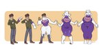 anthro big_breasts bodily_fluids breast_growth breasts clothed clothing delta_rune_(emblem) expansion female gender_transformation goo_transformation growth human_to_anthro male mtf_transformation simple_background smile solo species_transformation symbol symbol_on_clothing transformation transformation_sequence white_body blackshirtboy undertale undertale_(series) toriel toriel_oven_mitt boss_monster_(undertale) bovid caprine goat human mammal 2024 digital_media_(artwork) hi_res